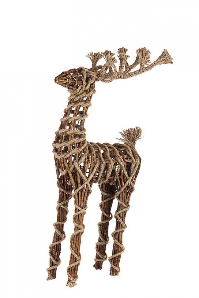 2x Support Renne Suède Naturel S