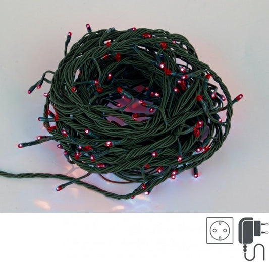 8x Chaîne 180 LED Rouge Int-Ext