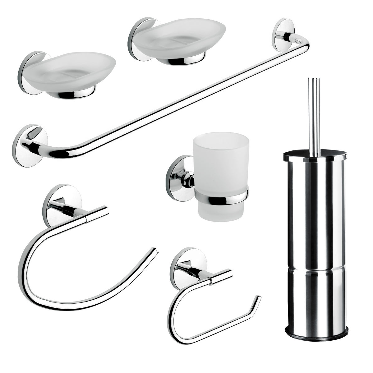 Ensemble d'accessoires de salle de bain 8 pièces