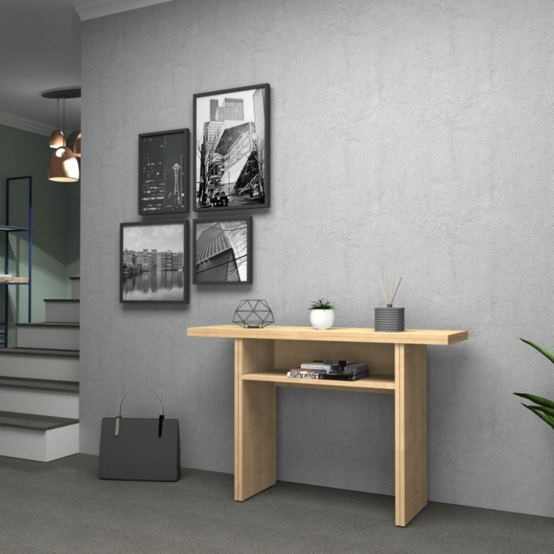 Table console pliante Chêne IKEBANA 120x40x h76 cm