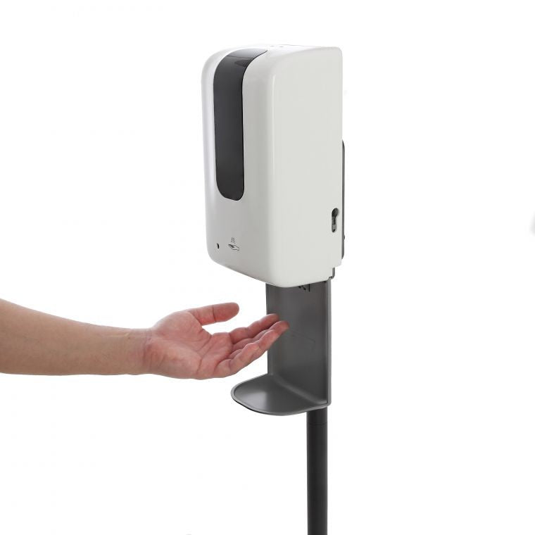Distributeur automatique sans contact de 1,2 litre avec support