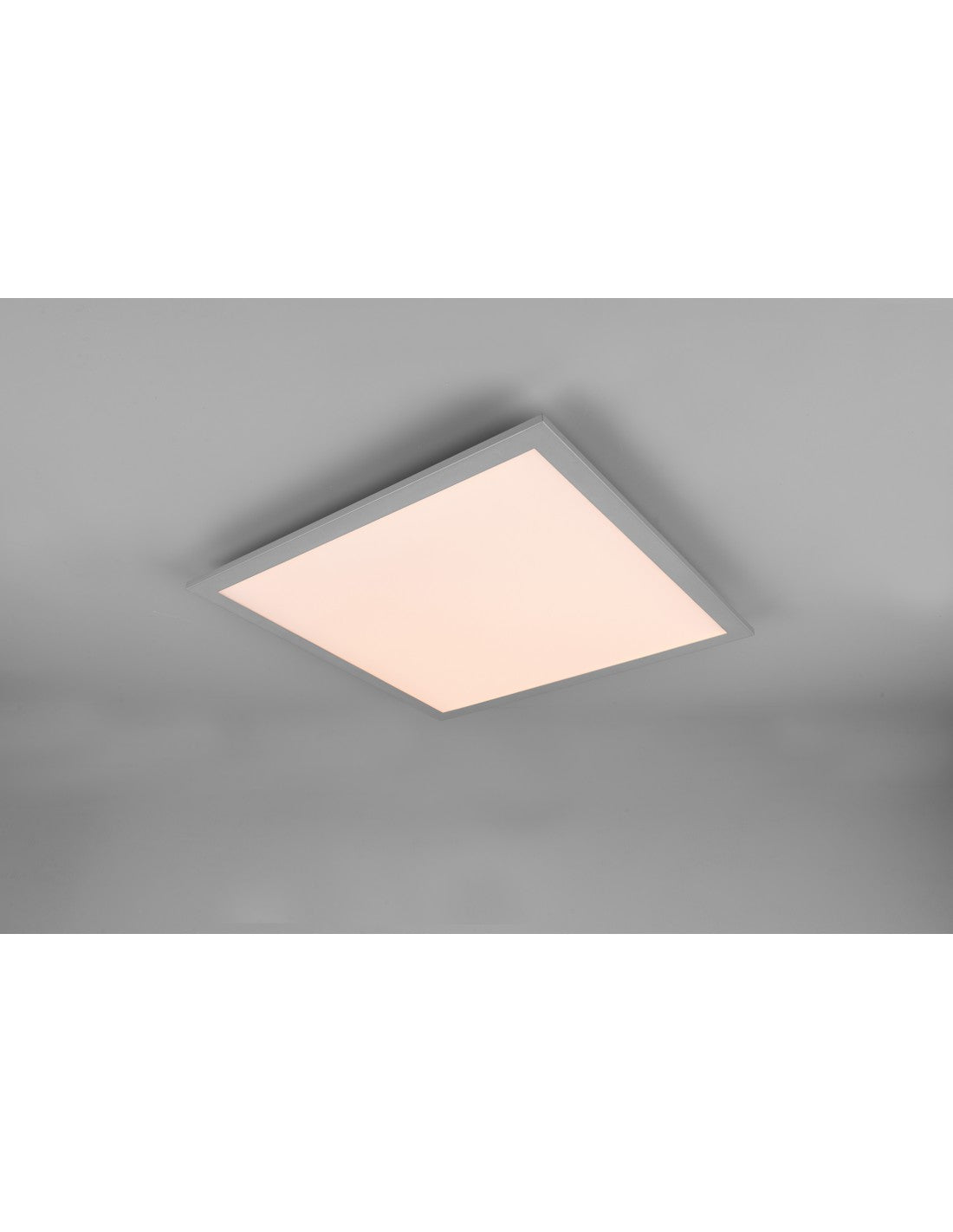 Plafonnier carré Gamma Aluminium LED Multifonction 45x45 cm Trio Lighting