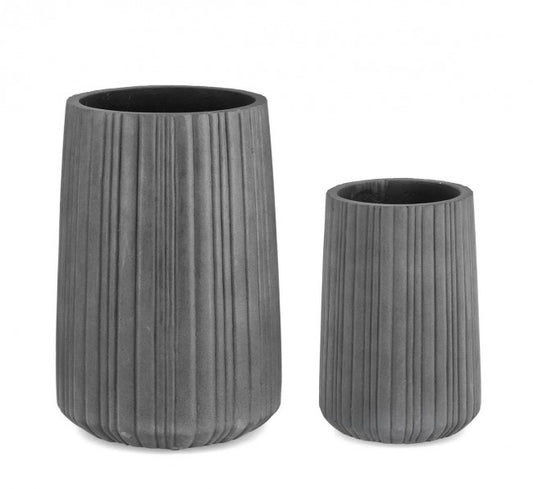 Set2 Vase P.Halong Cil Gris