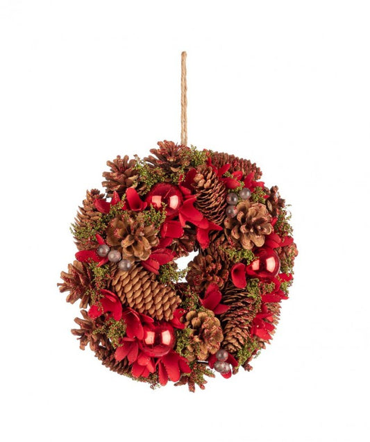 6x Couronne Lilibeth Rouge D26