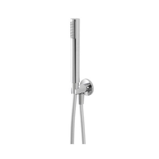 Ensemble de douche rond duplex avec raccordement d'eau et flexible - Série Platinum