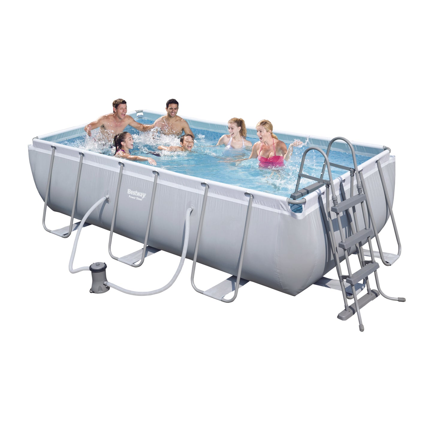 Piscine rectangulaire Power Steel Frame 404x201x100 cm