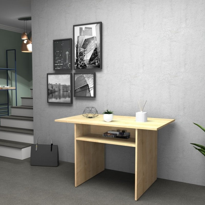 Table console pliante Chêne IKEBANA 120x40x h76 cm