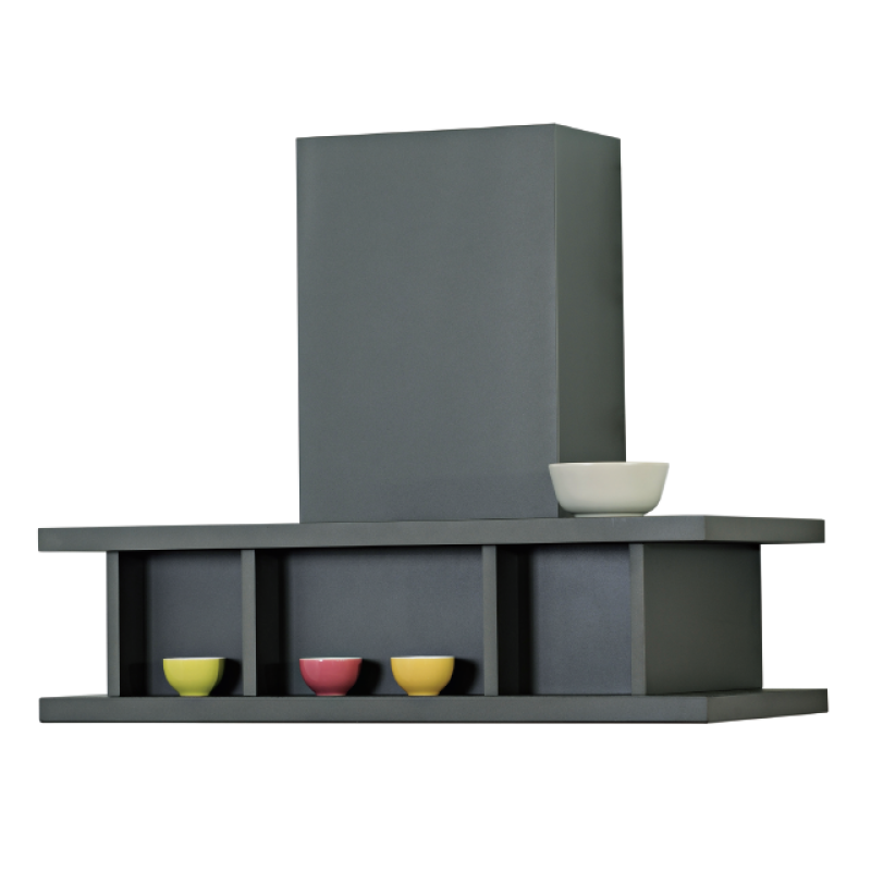 Hotte aspirante STYLE INDUSTRIEL en inox bruni 120 cm