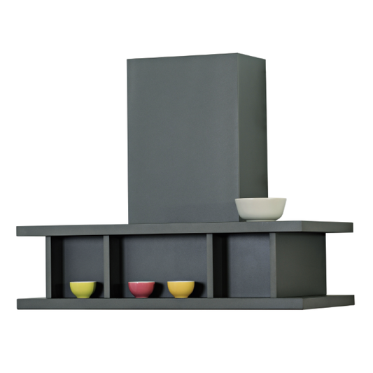 Hotte aspirante STYLE INDUSTRIEL en inox bruni 120 cm