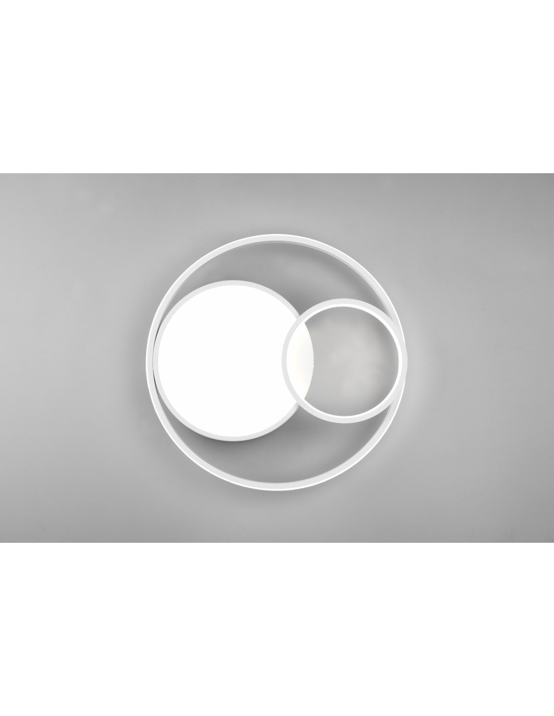 Plafonnier Moderne Vuelta Blanc 3 LED Variateur 28w Trio Lighting