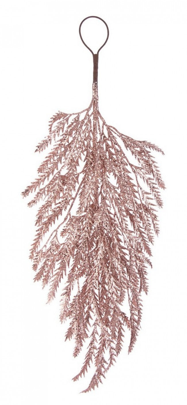 6x Décor. Goutte d'or rose Peggy