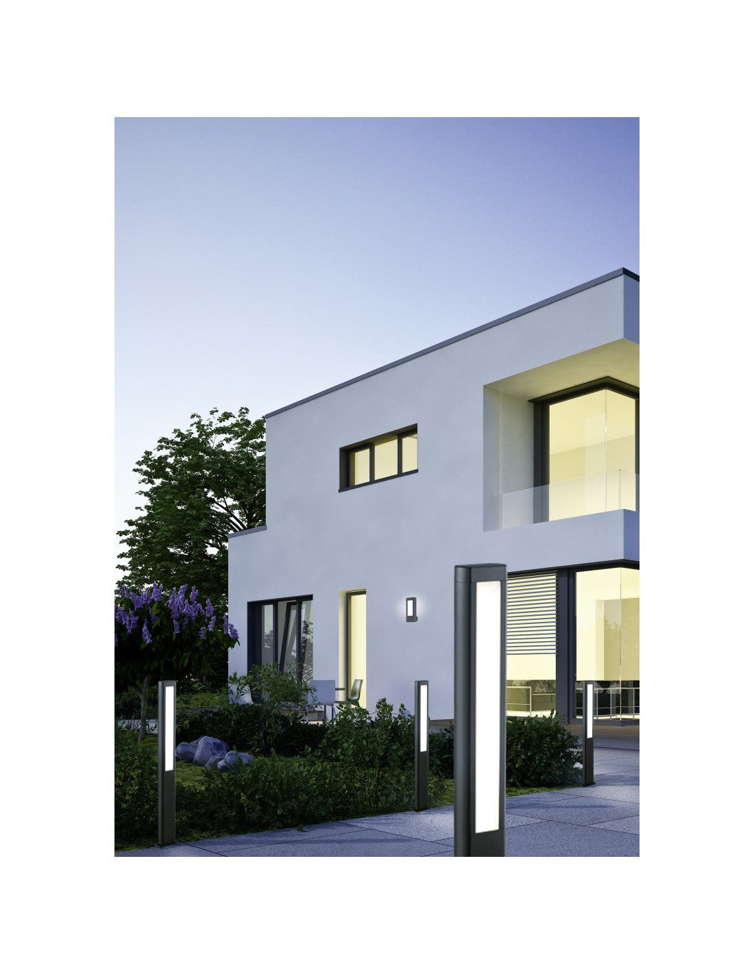 Applique Extérieure Led Rhin IP54 Anthracite H25 cm Trio Lighting