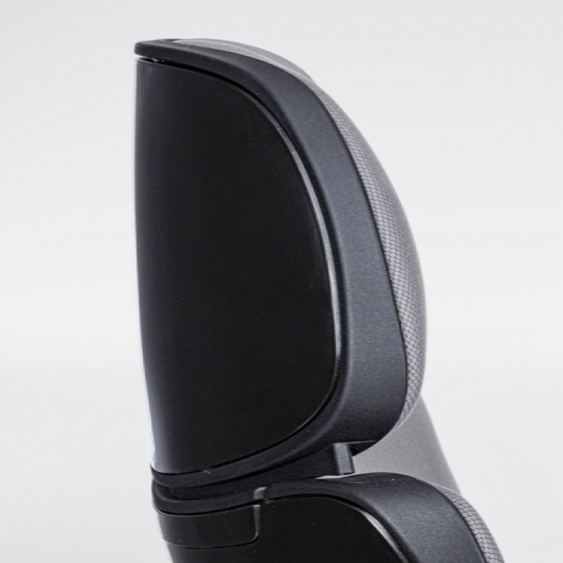 Fauteuil de bureau rembourré gris-noir Armstrong