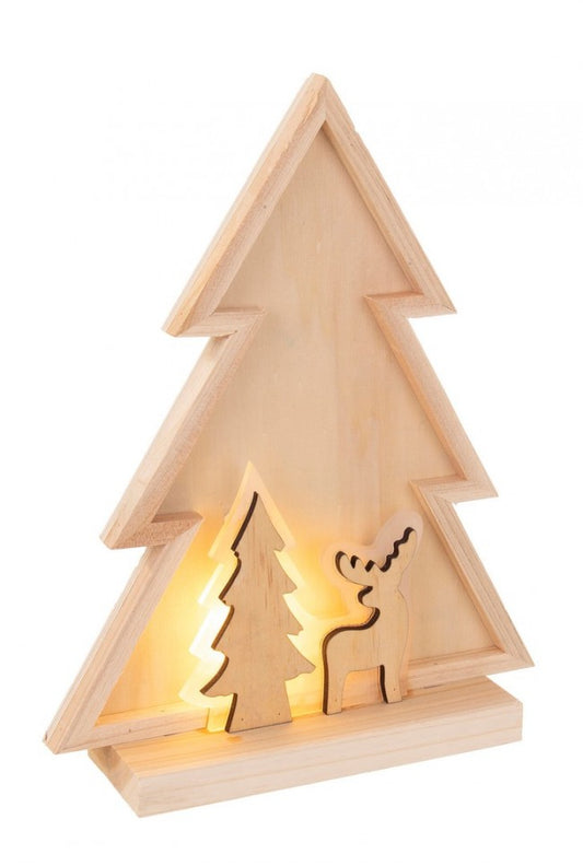 4x support rabattable de décoration en pin C