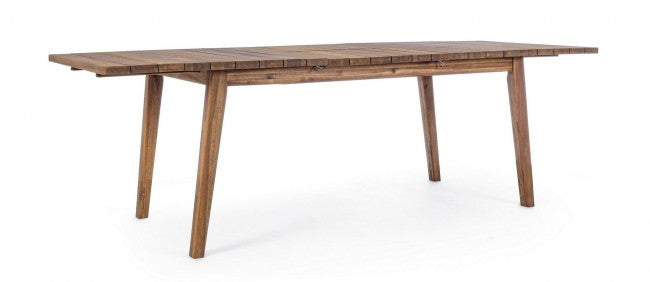 Table d'extérieur en bois extensible VARSAVIA 180-240x90x h76 cm
