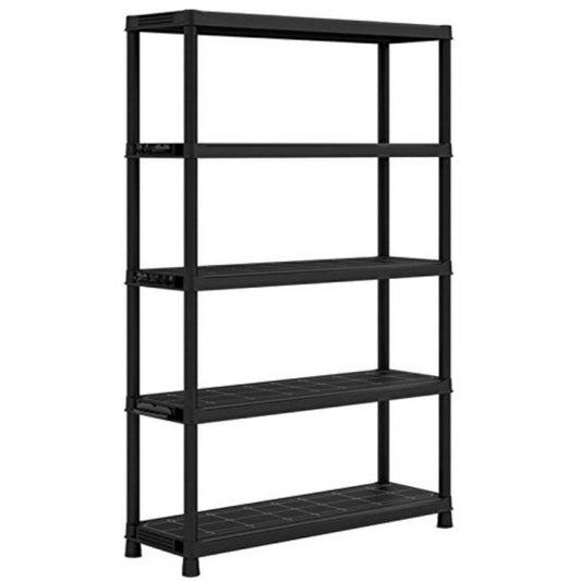 Etagère modulable en plastique avec 5 étagères 120 x 40 x 187 h cm