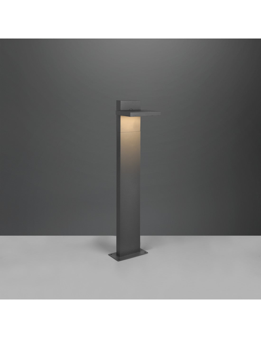 Horton IP54 Trio Lighting Borne d'extérieur à LED en aluminium anthracite
