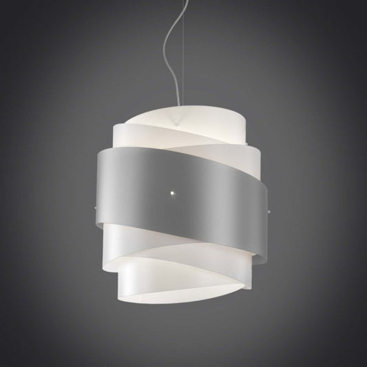 Lustre suspendu BEA une lumière Argent diamètre 40x h39 cm