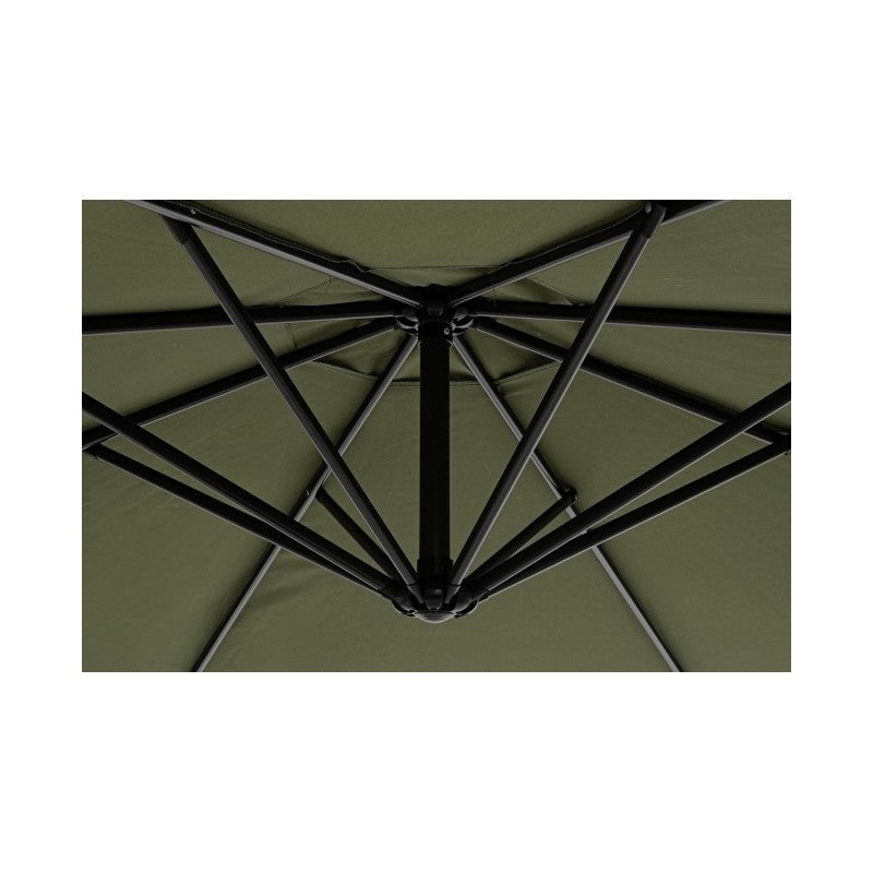 Parasol de jardin avec bras 360° Texas 300x h260 cm Anthracite-Olive