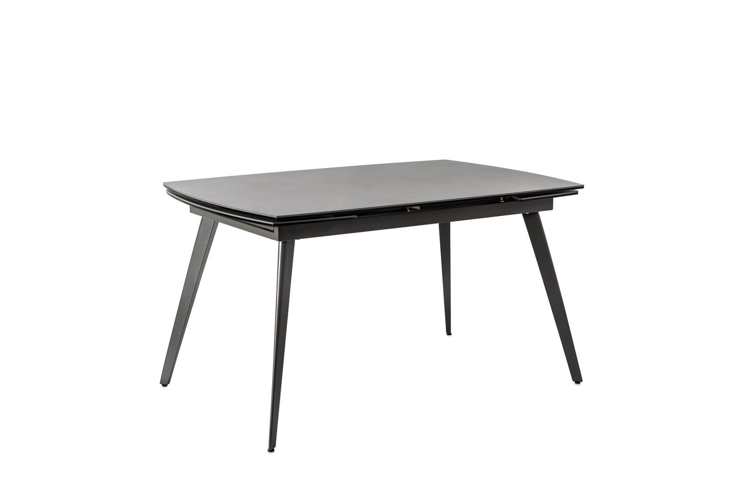 Table extensible avec plateau en céramique gris anthracite 140/170/200x90x76h cm