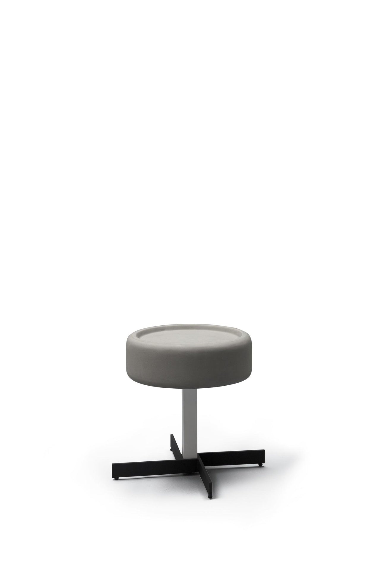 Table basse en MDF avec plateau gris D42xP42x52h cm