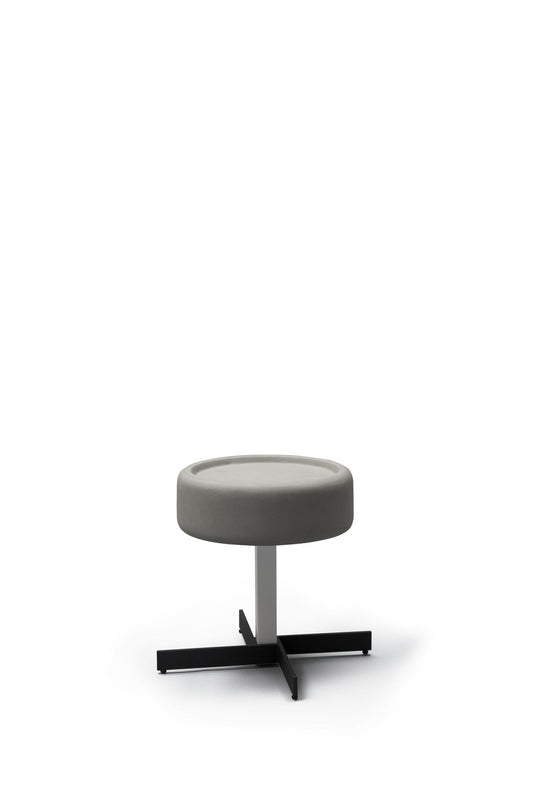 Table basse en MDF avec plateau gris D42xP42x52h cm