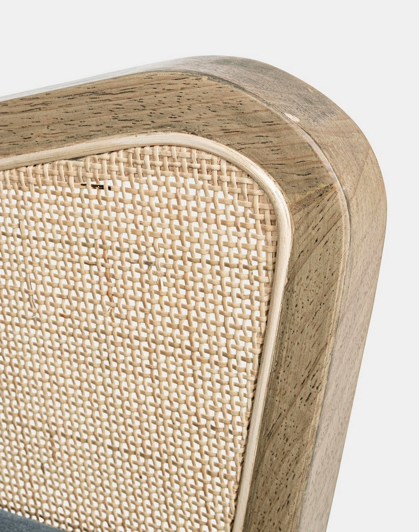 Fauteuil vintage en bois Virna Costal