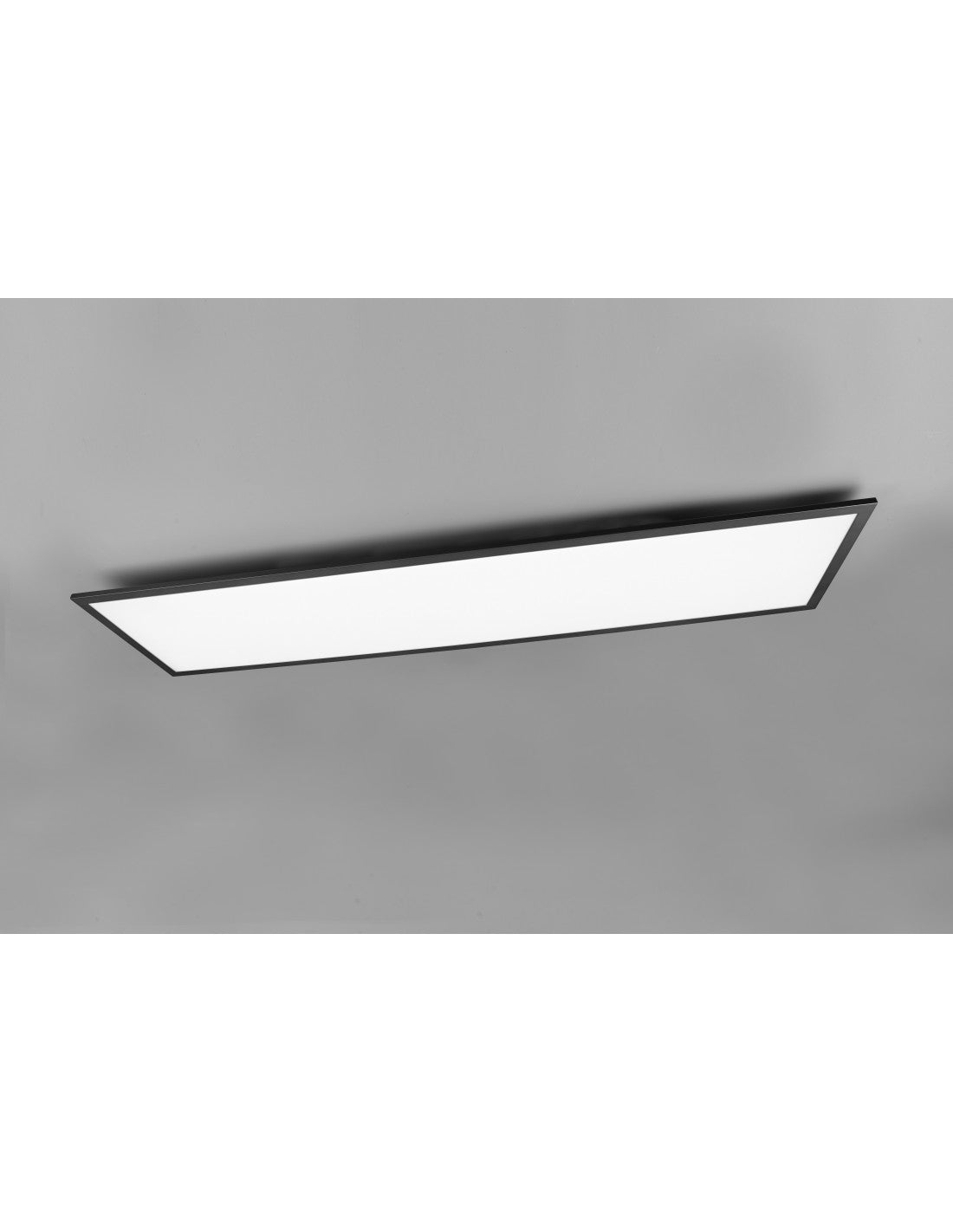 Plafonnier LED Rectangulaire Moderne Gamma Noir Trio Lighting