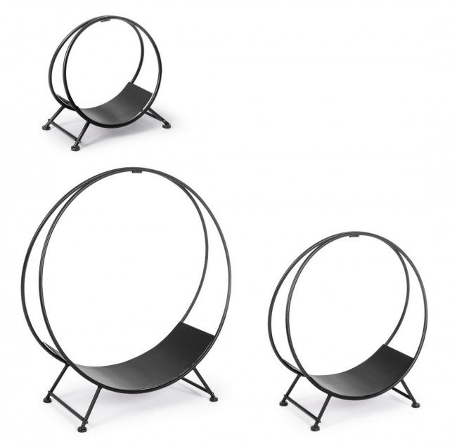 Lot de 3 supports à bois Efesto