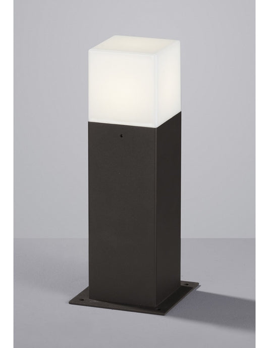 Lanterne de Jardin Carrée Hudson Anthracite Led E14 Trio Eclairage