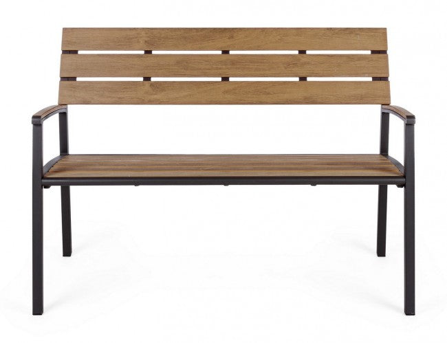 Banc salon de jardin Isak anthracite