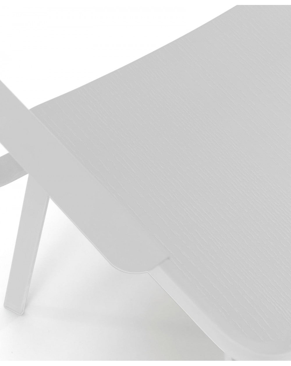 4x Chaise en bois laqué - Tête de table Woody