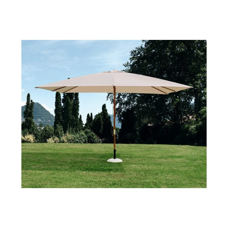 Parasol en bois 3x3x2,7h m