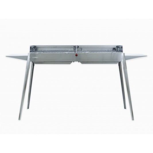 Barbecue Etna Maxi ACIER Dimensions : 150 x 62 x 85 h cm