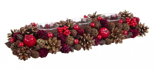 4x Bougeoir 3P Adalia Rett Rouge