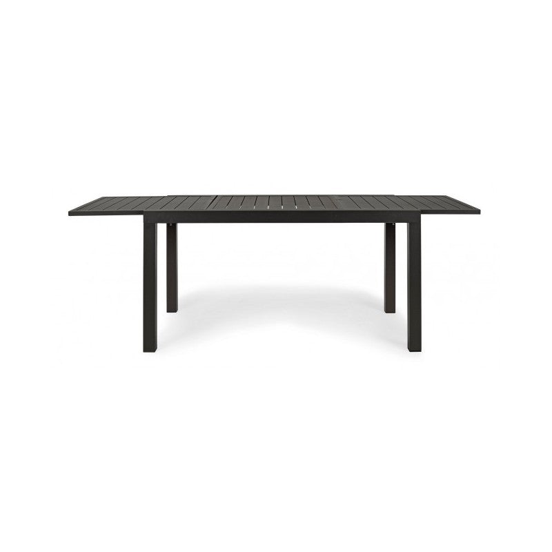 Table d'extérieur extensible en aluminium Anthracite 140-210x77x h75 cm