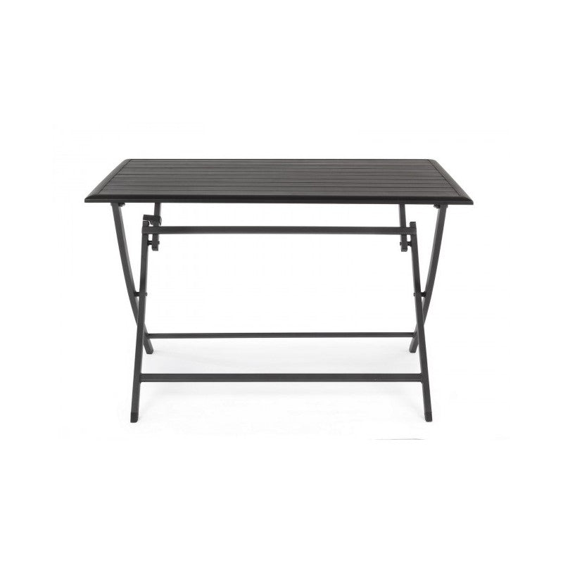 Table d'extérieur ELIN aluminium anthracite 110x70x h71 cm