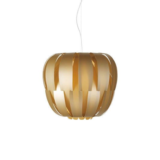 Suspension 2 Lumières New Gold en Métal Chromé Cm. 60x45h