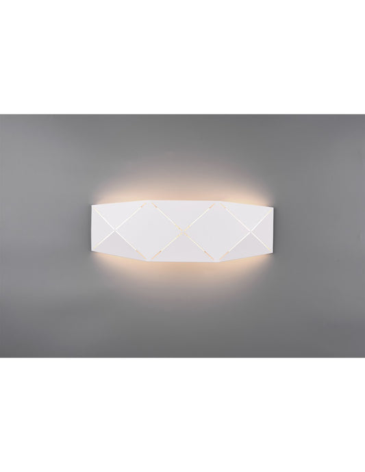 Applique LED rectangulaire Zandor Blanche L40 cm Trio Lighting