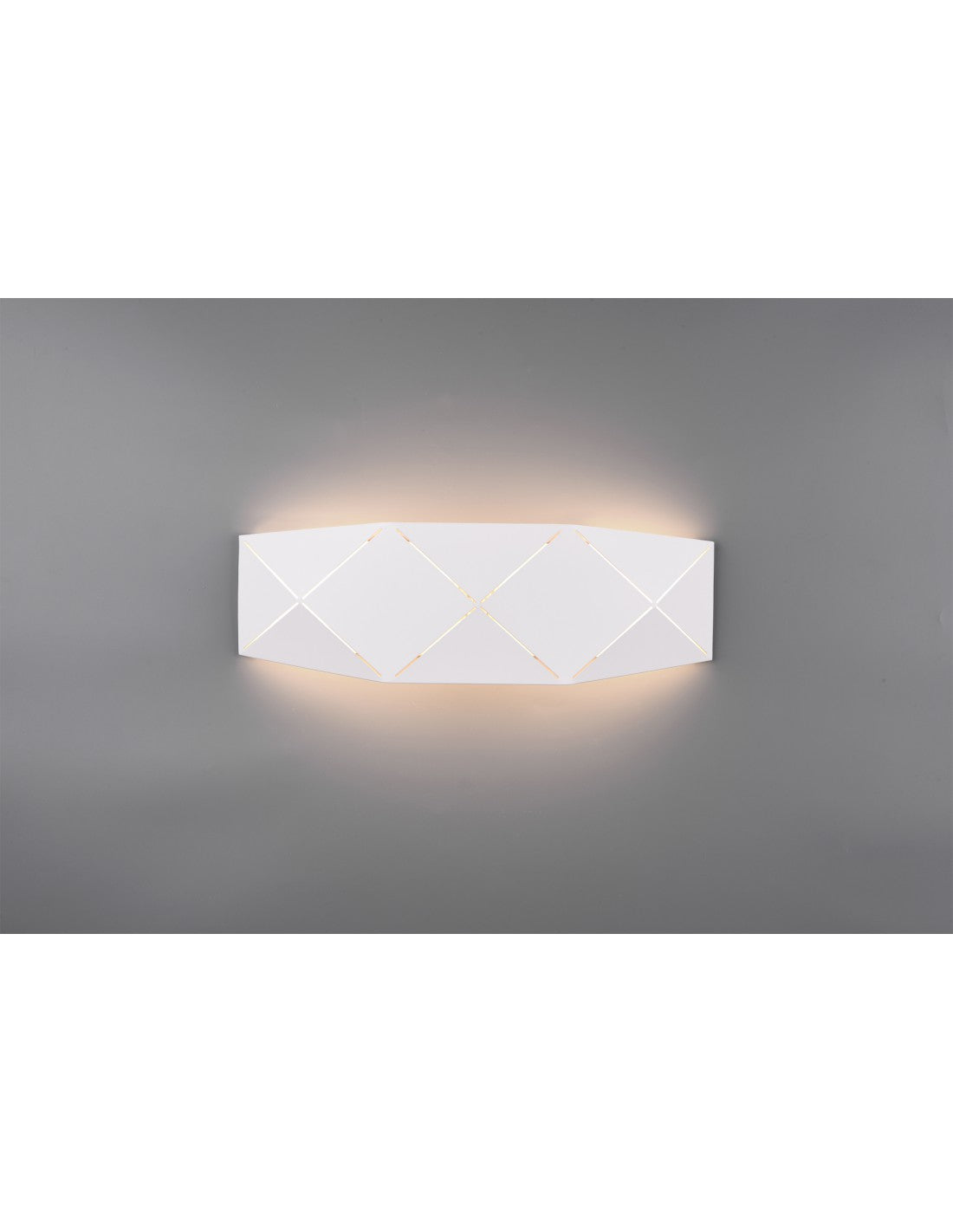 Applique LED rectangulaire Zandor Blanche L40 cm Trio Lighting