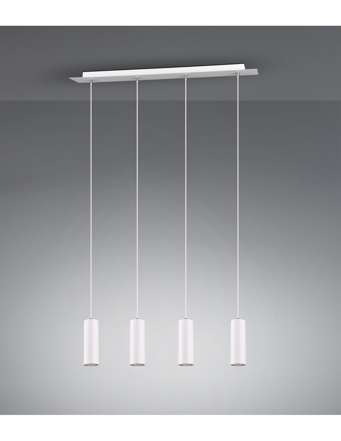 Lampe à Suspension 4 Points Lumineux GU10 Marley Blanc Trio Lighting