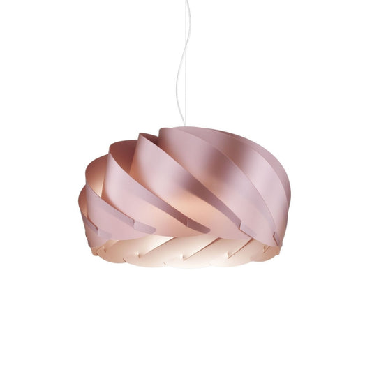 Suspension en métal rose en métal chromé Cm. 42x26h