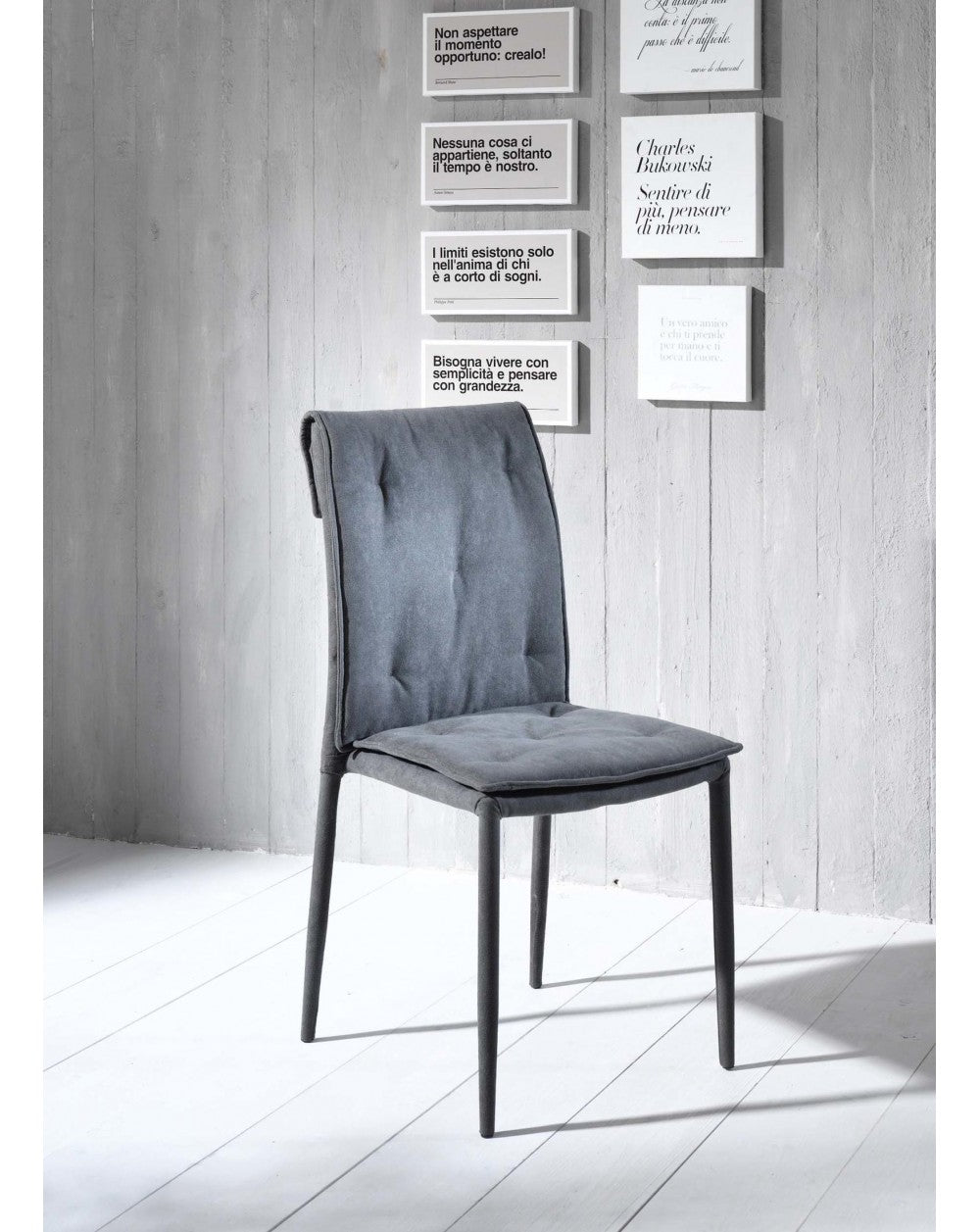 4x Chaise en tissu - Wanda