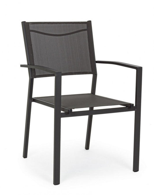 6x Chaise C-Br Hilde Anthracite Lh32 -