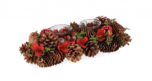 6x Bougeoir 2P Lilibeth Rett Rouge