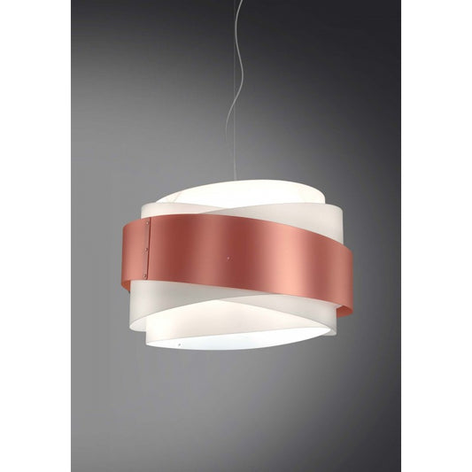 Lustre suspendu BEA une lumière Cuivre diamètre 60x h38 cm