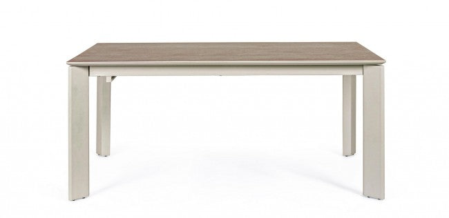 Table extensible Briva en gris tourterelle