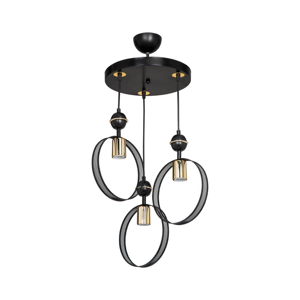 Suspension Esin avec trois douilles circulaires MDL4423
