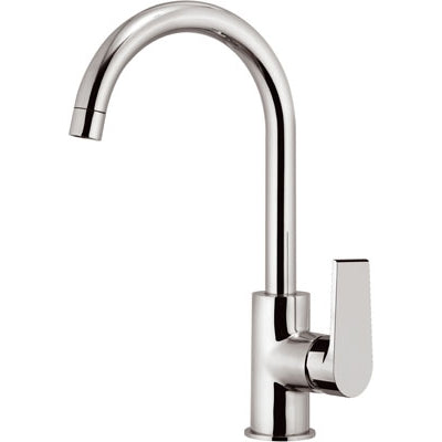 Mitigeur d'évier à bec haut chrome Artic