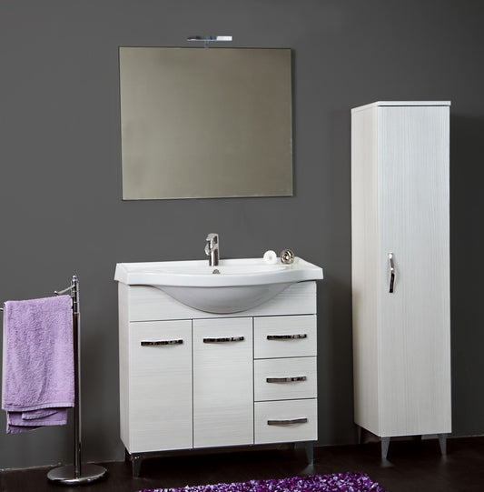 Meuble de Salle de Bain CM.85 Blanc Claudia